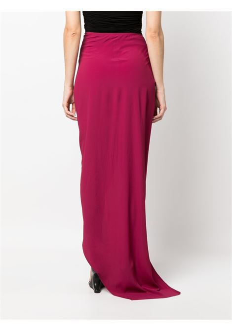 Gonna maxi con spacco edfu in fucsia - donna RICK OWENS | RO01C5376CC23